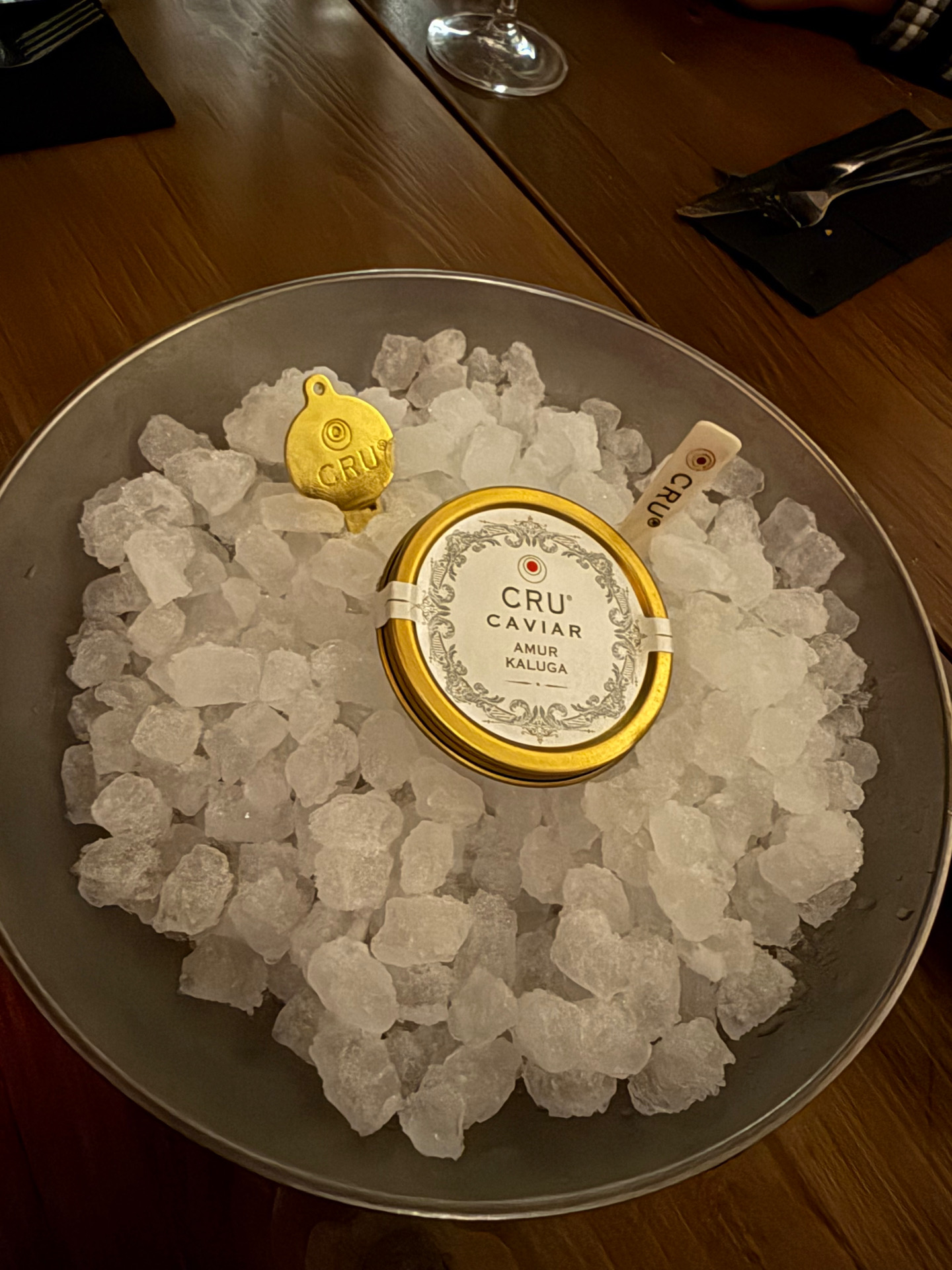 Caviar tasting · smoked sturgeon
